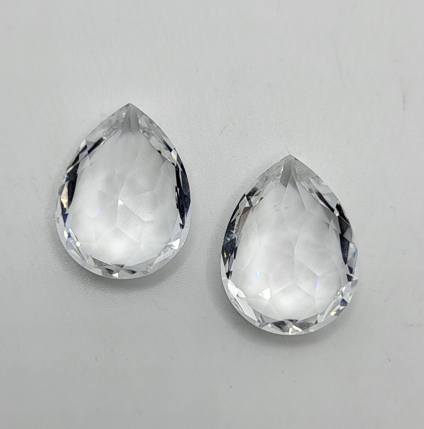 #4320 - Swarovski Crystal Clear Pear Shape Fancy Stone; 2pc per pack