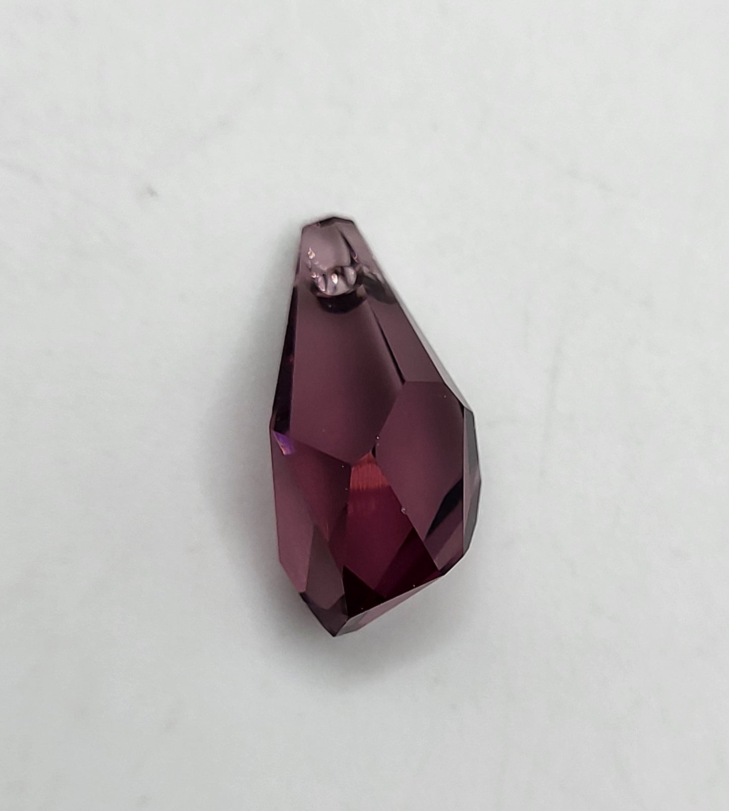 #6015 - Swarovski Crystal Amethyst 17mm Polygon Pendant; LAST ONE