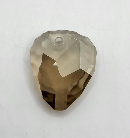 #6190 - Swarovski Crystal Golden Shadow 23mm Rock Pendant; LAST ONE