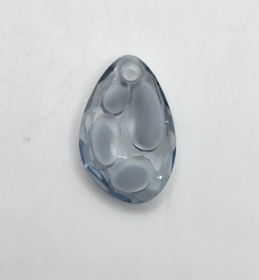 #6730 - Swarovski Crystal Blue Shade 18mm Radiolarian Pendant; LAST ONE