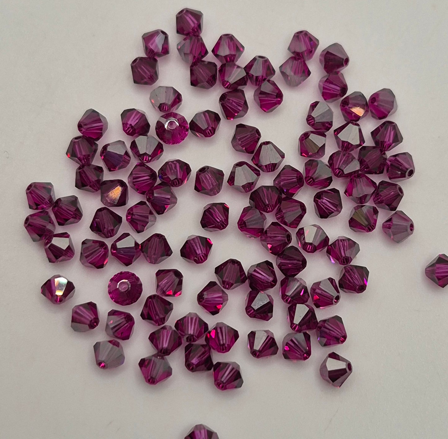 #5328 - Swarovski Crystal 3mm Bicone Beads - Crystal Effects; 24pc per pack