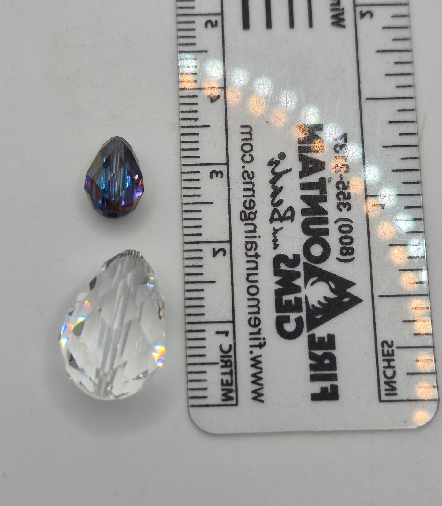 CLEARANCE MIX!  14pc Swarovski Crystal Teardrop 5500 Bead Mix; LAST ONE