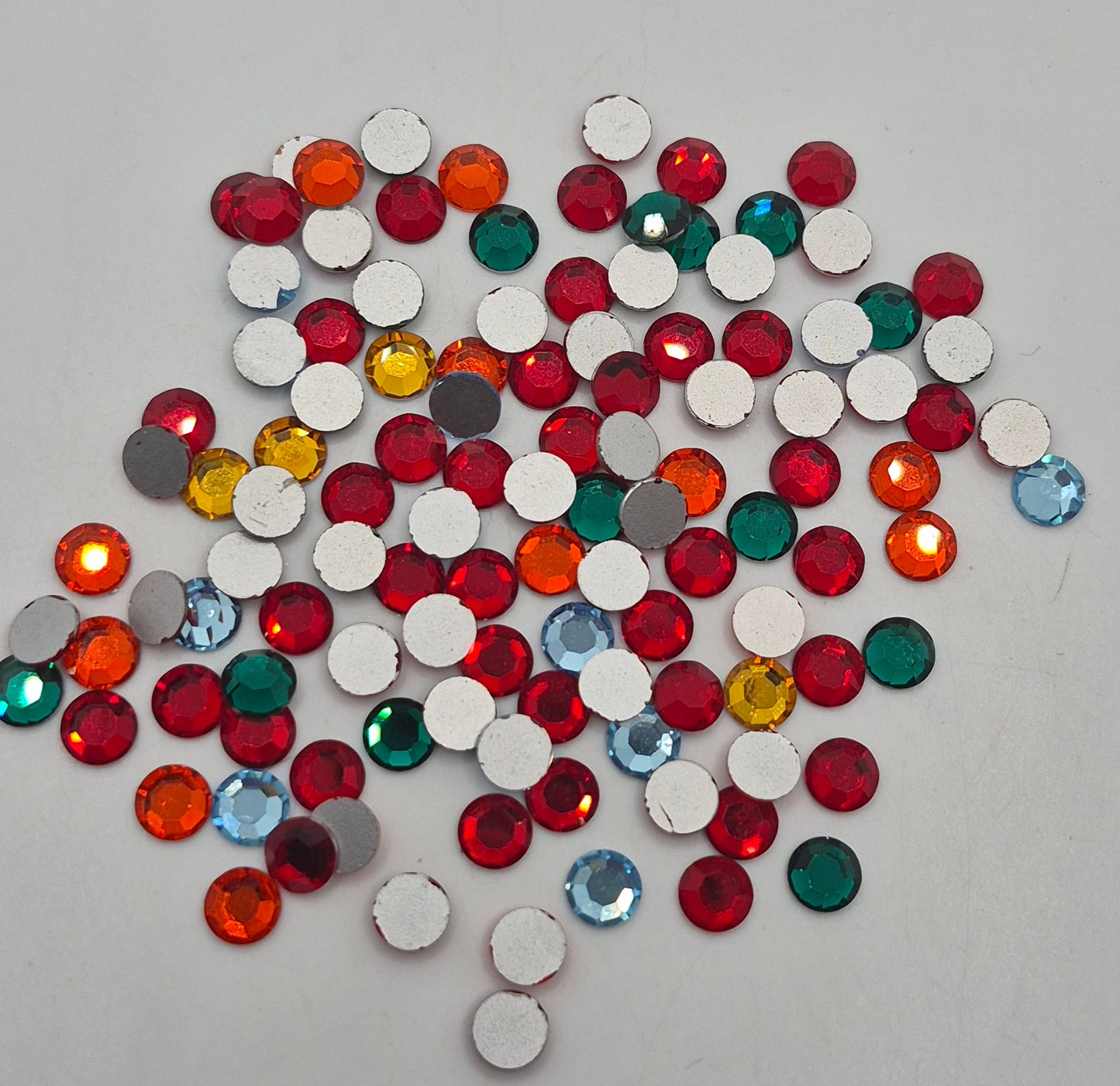 CLEARANCE MIX!  116pc Swarovski Crystal ss30 (6mm) Flatback Rhinestone Style 2000