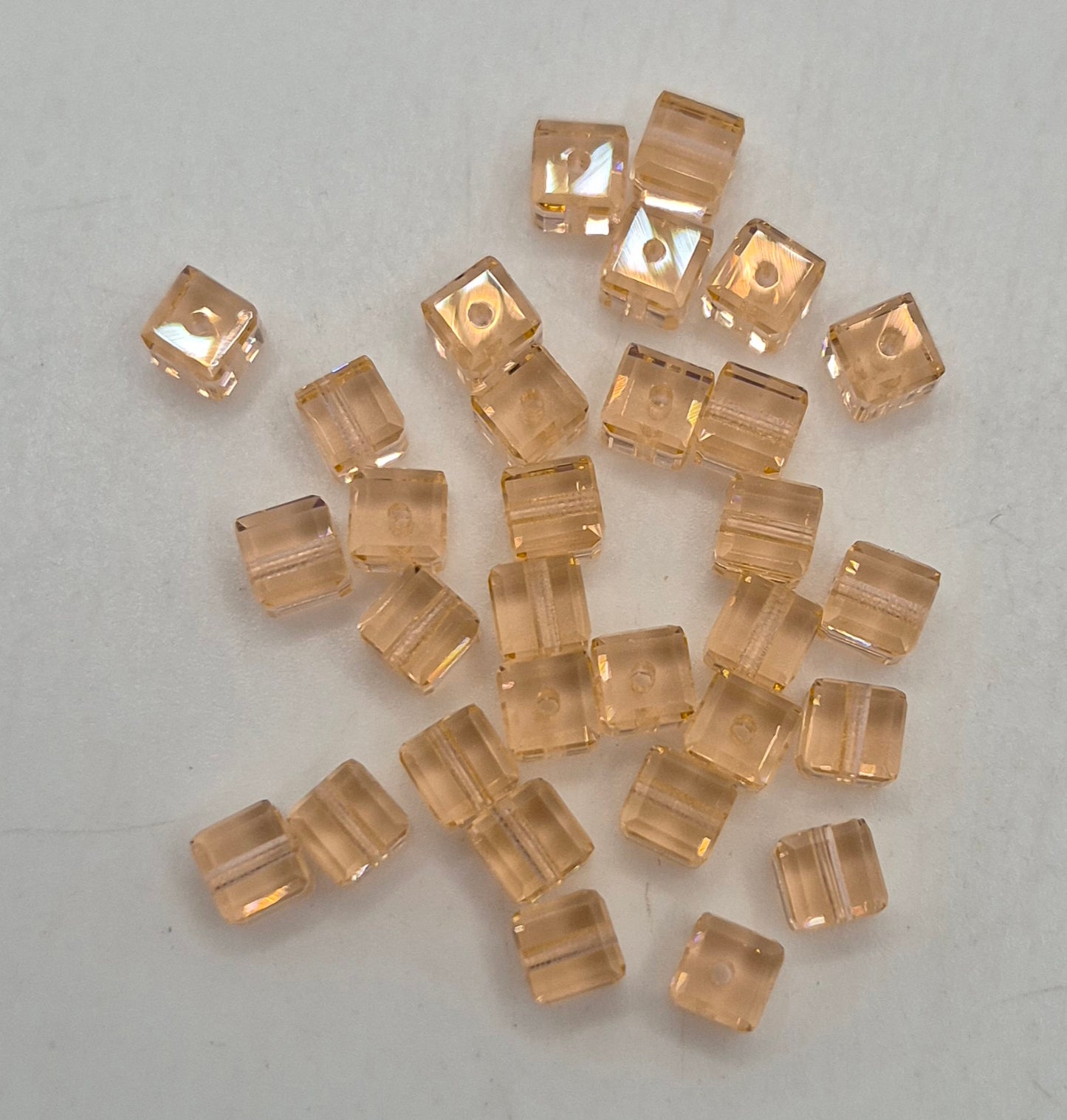 #5601 - Swarovski Crystal 4mm Cube Beads; Classic Colors; 12pc per pack