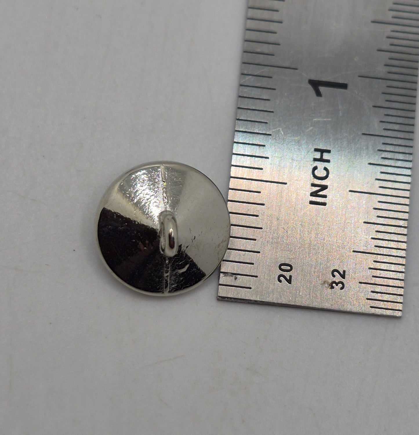 Shank Button; 2pc Swarovski Crystal 12mm Jet Black Button w/ Rhodium Setting