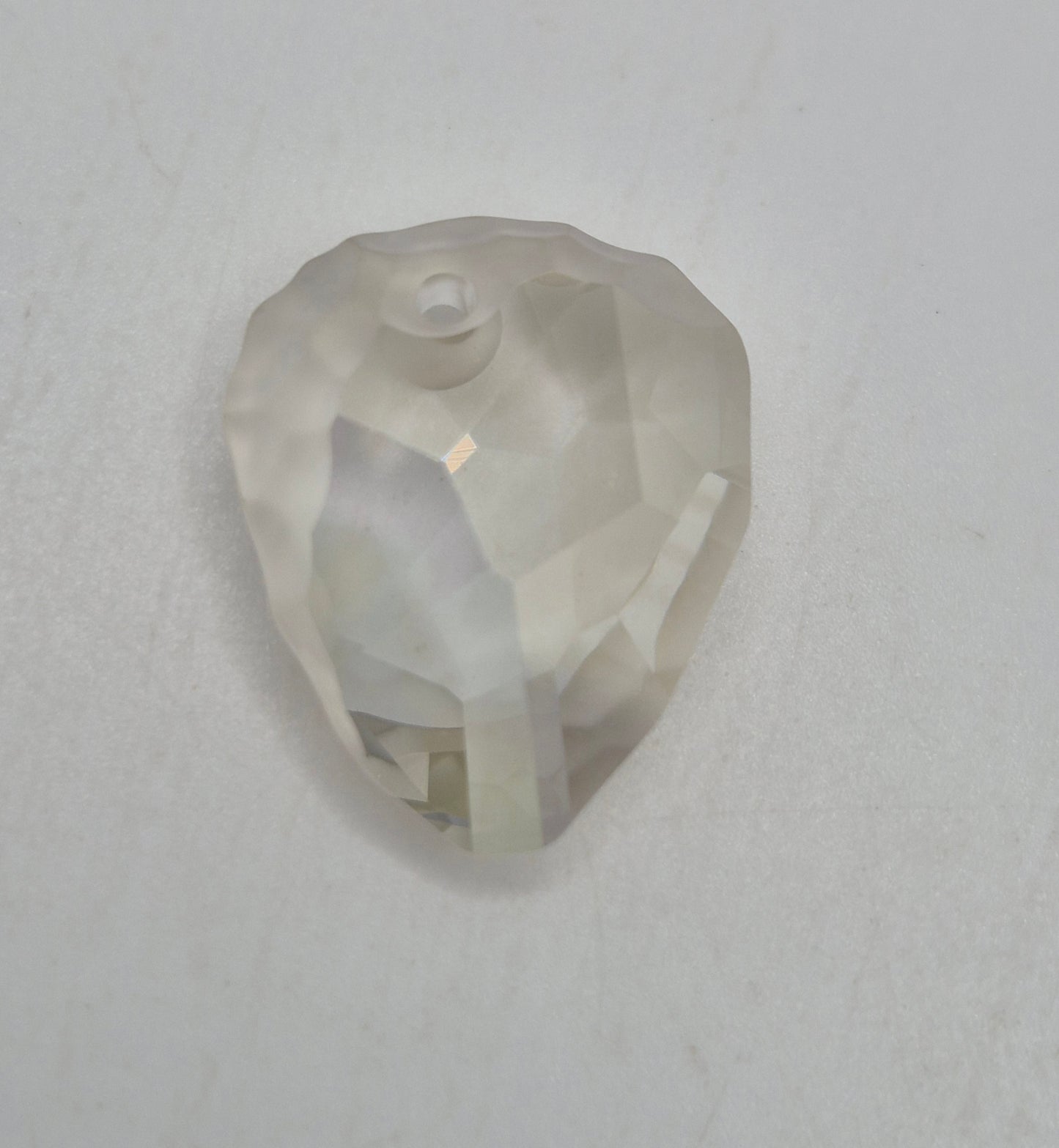 #6190 - Swarovski Crystal Silver Shade 23mm Rock Pendant; LAST ONE