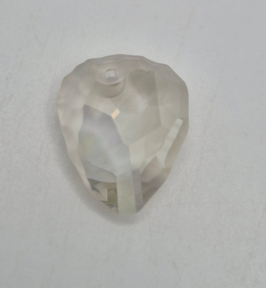 #6190 - Swarovski Crystal Silver Shade 23mm Rock Pendant; LAST ONE