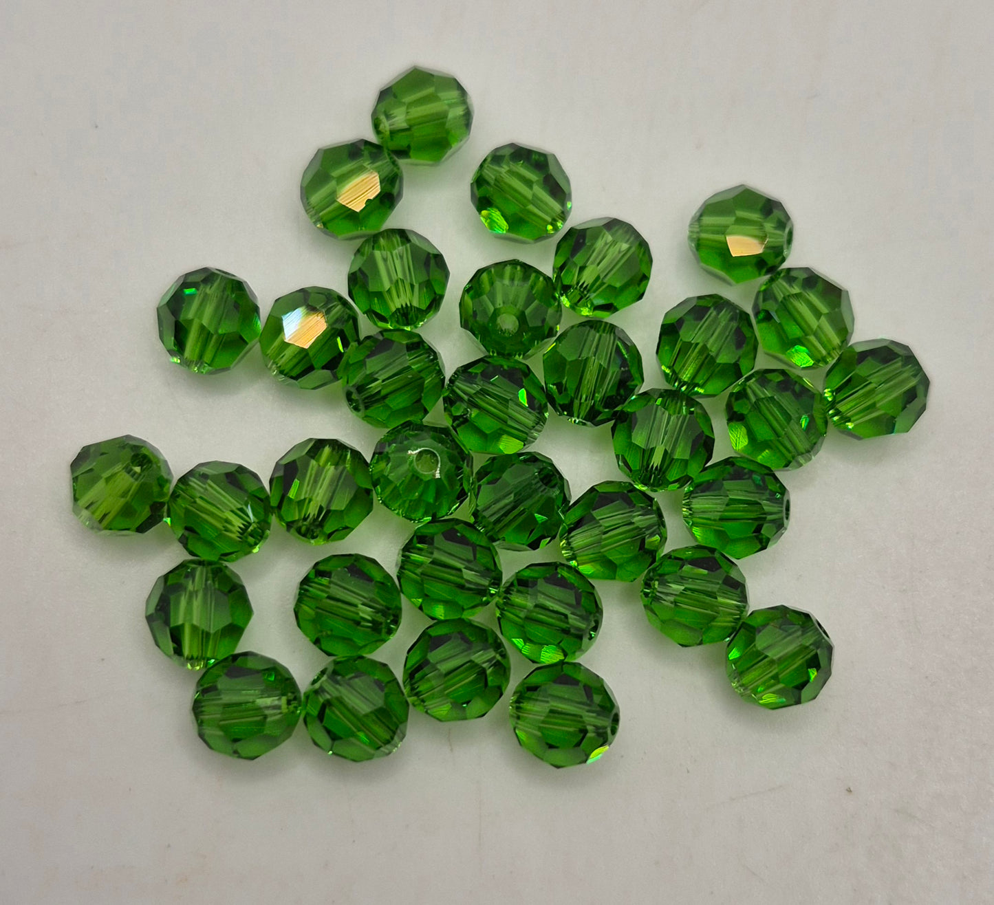 #5000 - Swarovski Crystal 6mm Faceted Round Beads; Classic Colors; 12pc per pack