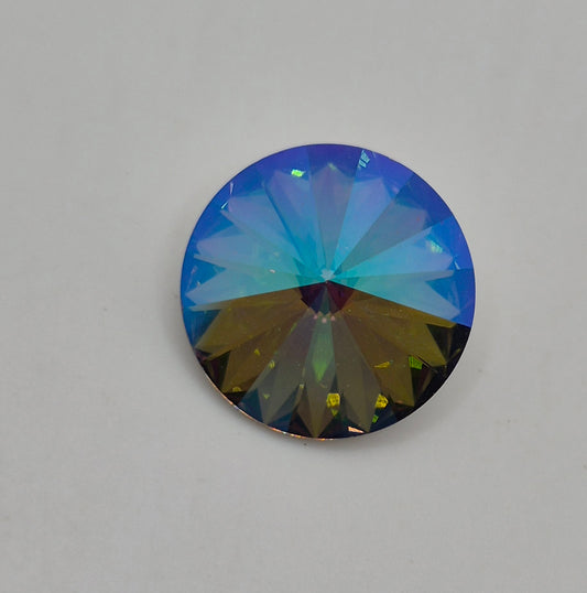 #1122 - Swarovski Crystal Paradise Shine 14mm Rivoli Pointed Back Stone; LAST ONE