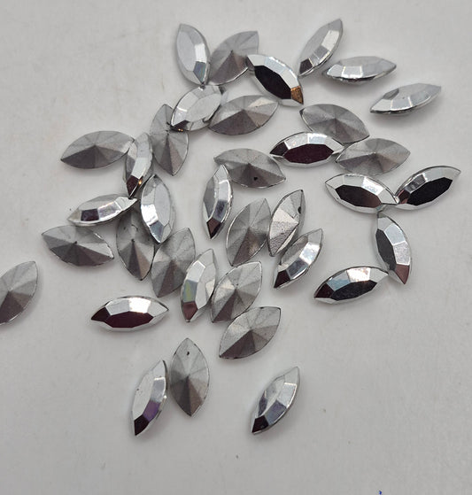 #4200/2 - 36pc Swarovski Crystal Comet Argent Light 10x5mm Navette Fancy Stones; LAST ONE