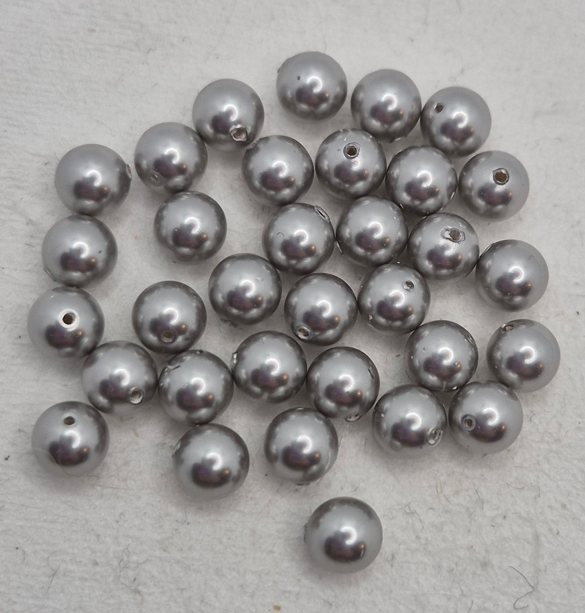 #5810 - Swarovski Crystal 8mm Round Pearl Beads; 10pc per pack