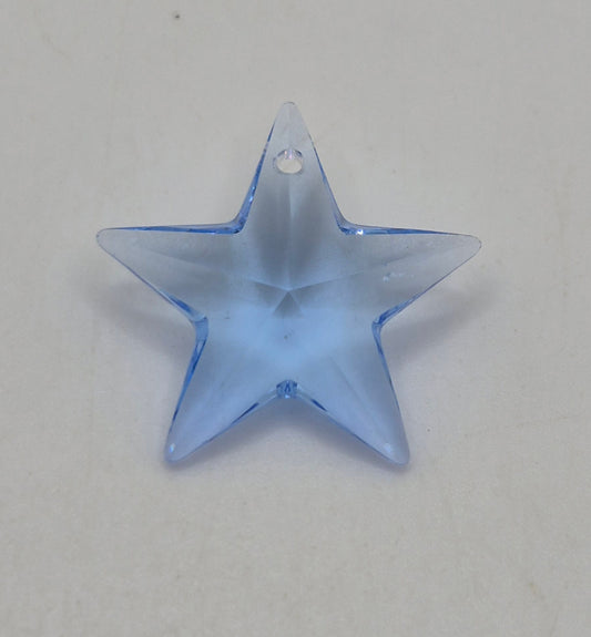 #6714 - Swarovski Crystal Clear Sapphire 20mm Star Pendant; LAST ONE