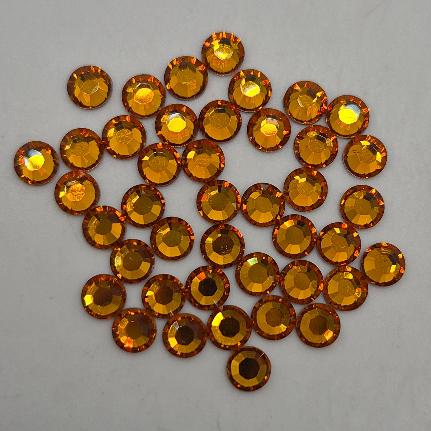 #2028 - Swarovski Crystal Topaz ss20/ 5mm Flatback Hotfix Rhinestones; 50pc per pack