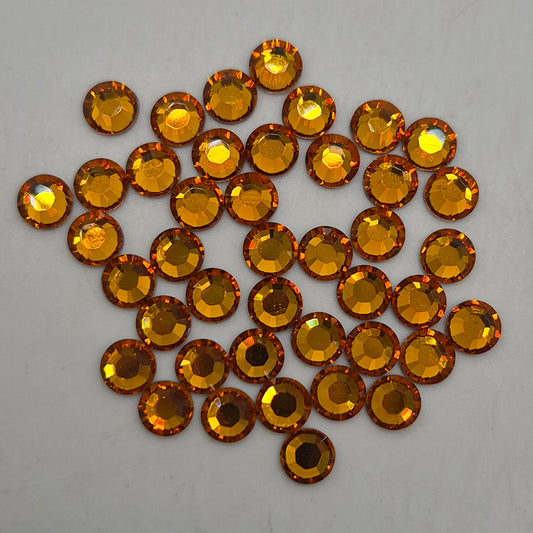 #2028 - Swarovski Crystal Topaz ss20/ 5mm Flatback Hotfix Rhinestones; 50pc per pack