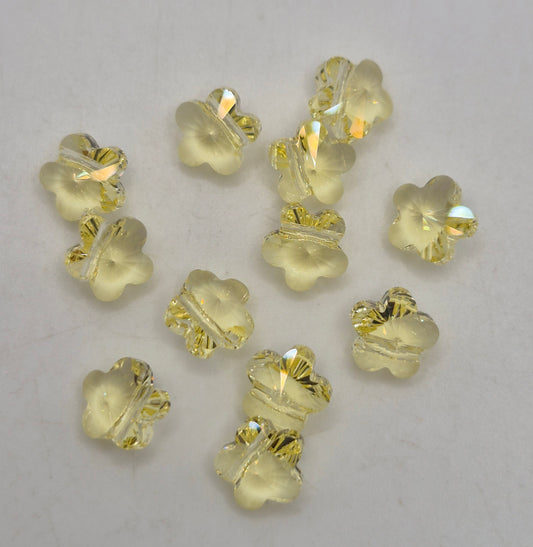 #5744 - 12pc Swarovski Crystal Jonquil 8mm Flower Beads; LAST ONE