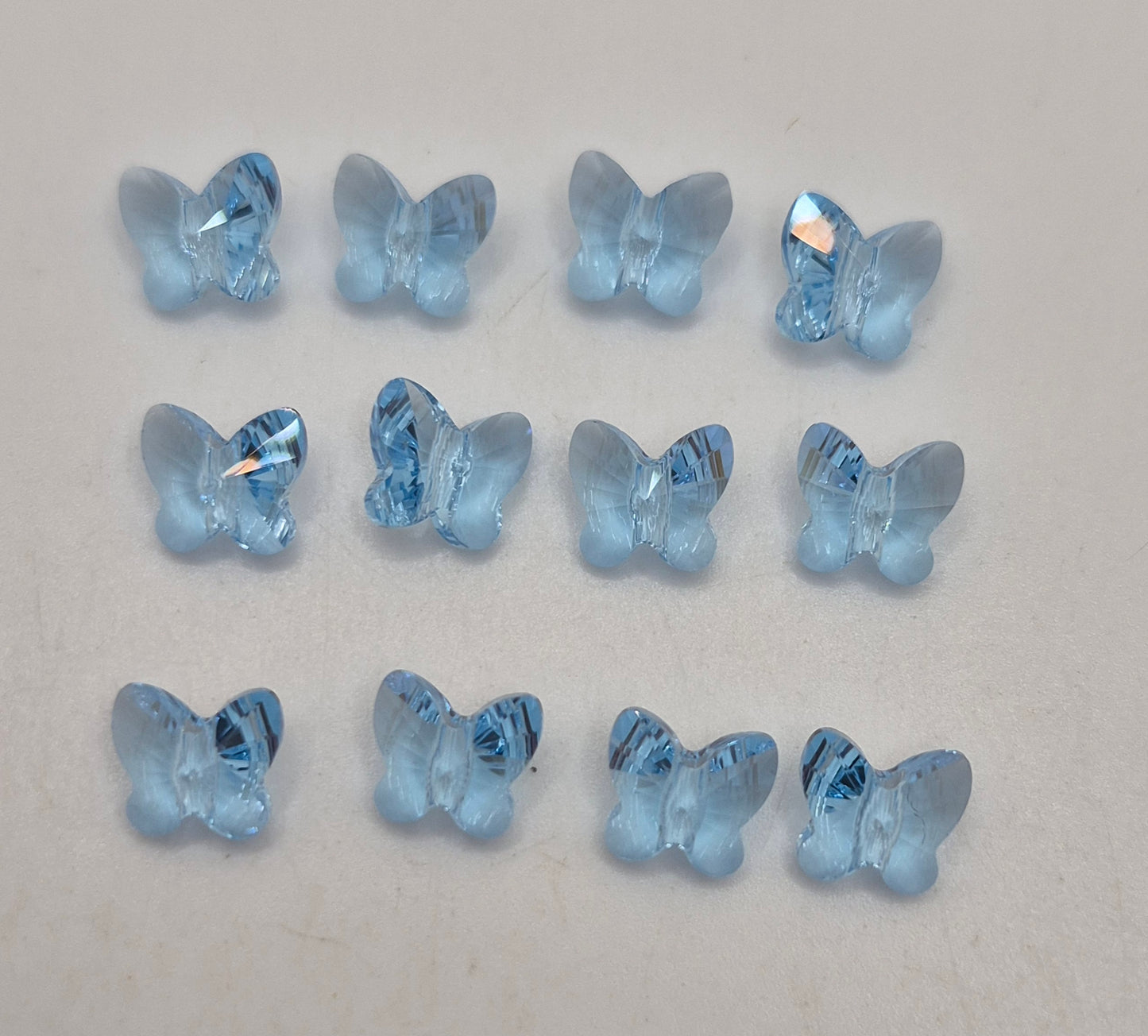 #5754 - Swarovski Crystal 8mm Butterfly Beads; 12pc per pack