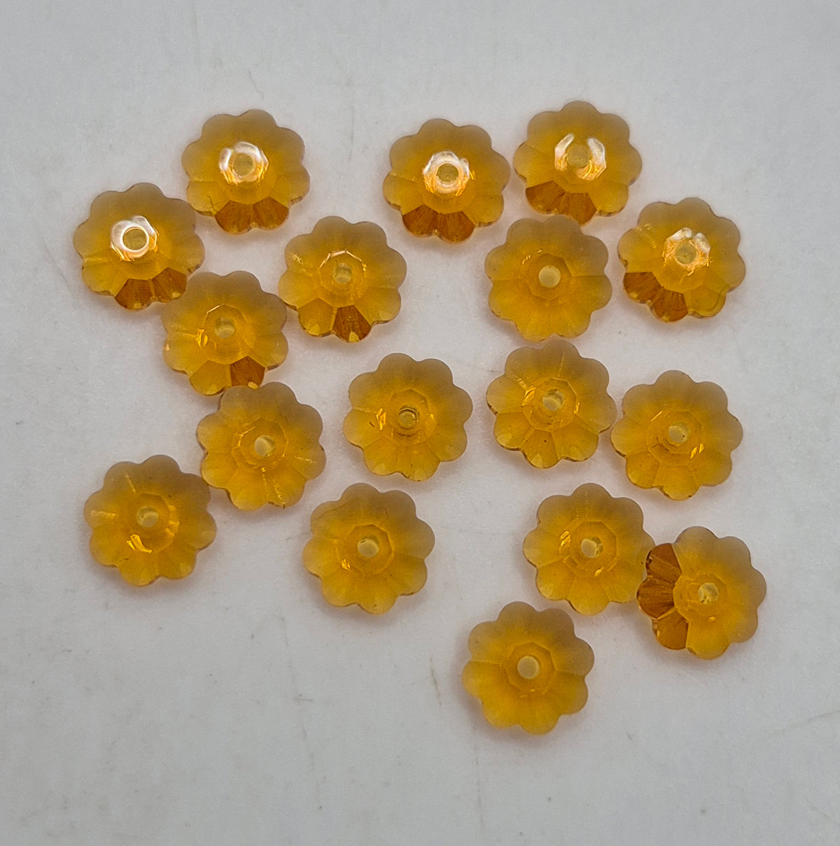 #3700 - Swarovski Crystal 6mm Margarita Beads; Sew on Buttons; 12pc per pack
