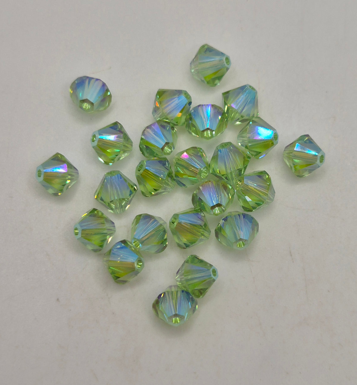 #5328 - Swarovski Crystal 6mm Shimmer 2X Bicones Beads; 12pc per pack