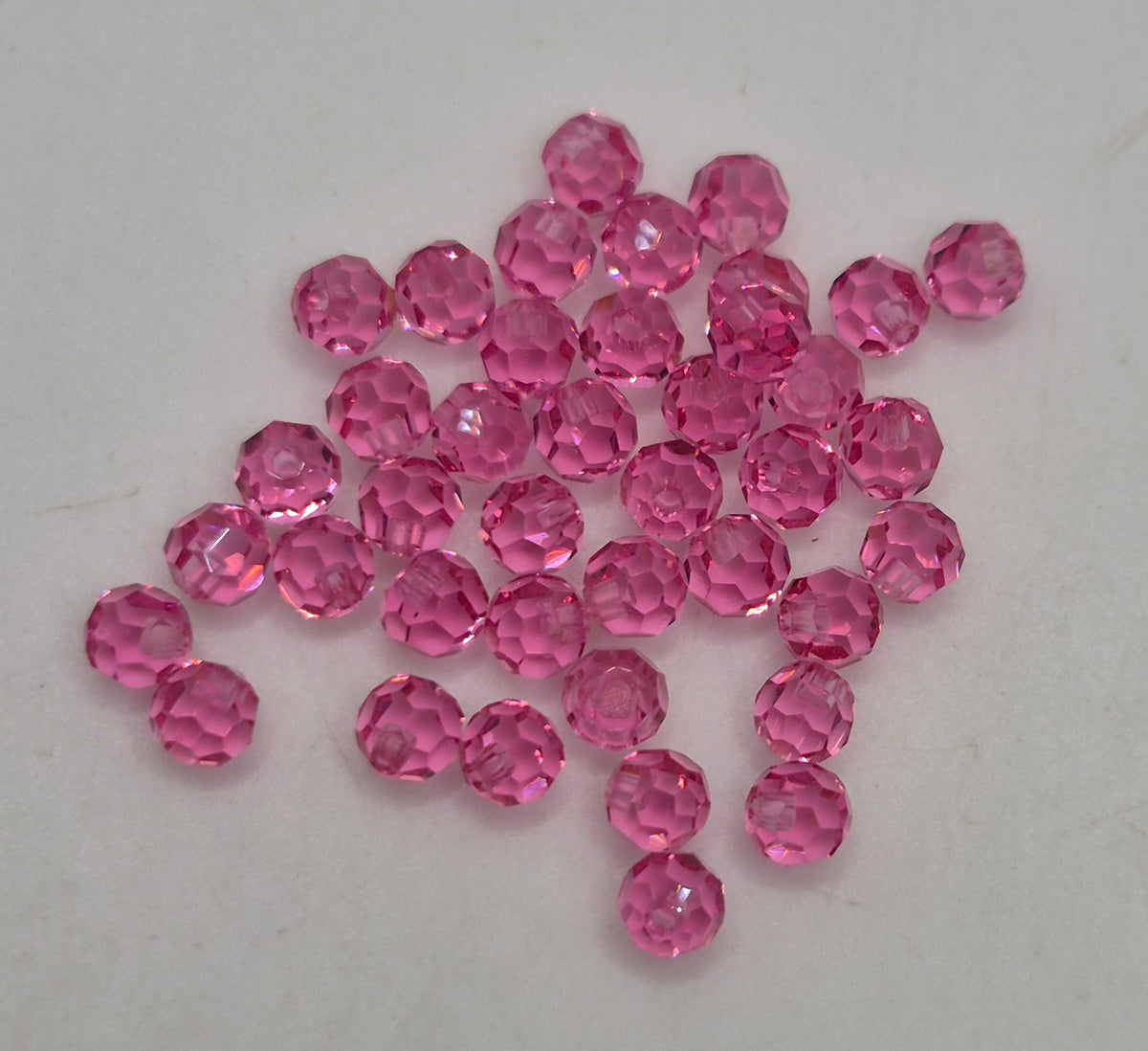 #5080 - Swarovski Crystal Half Drilled 4mm Round Beads; 24pc per pack