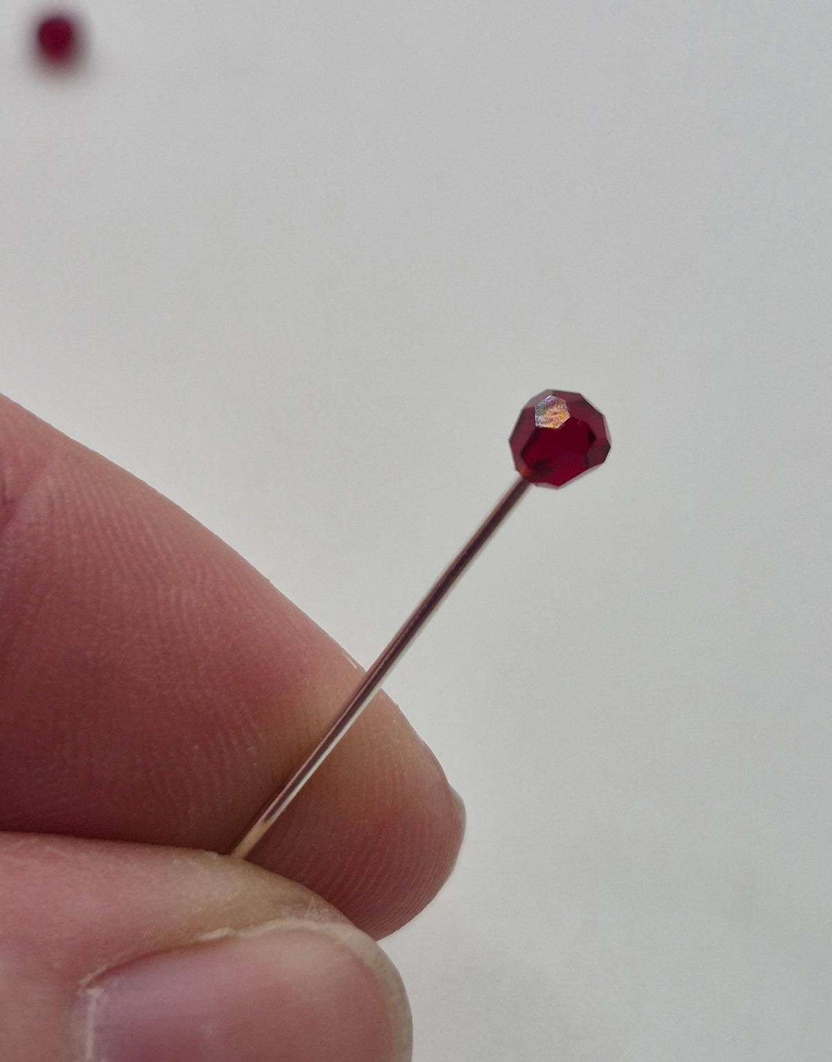 #5080 - Swarovski Crystal Half Drilled 4mm Round Beads; 24pc per pack