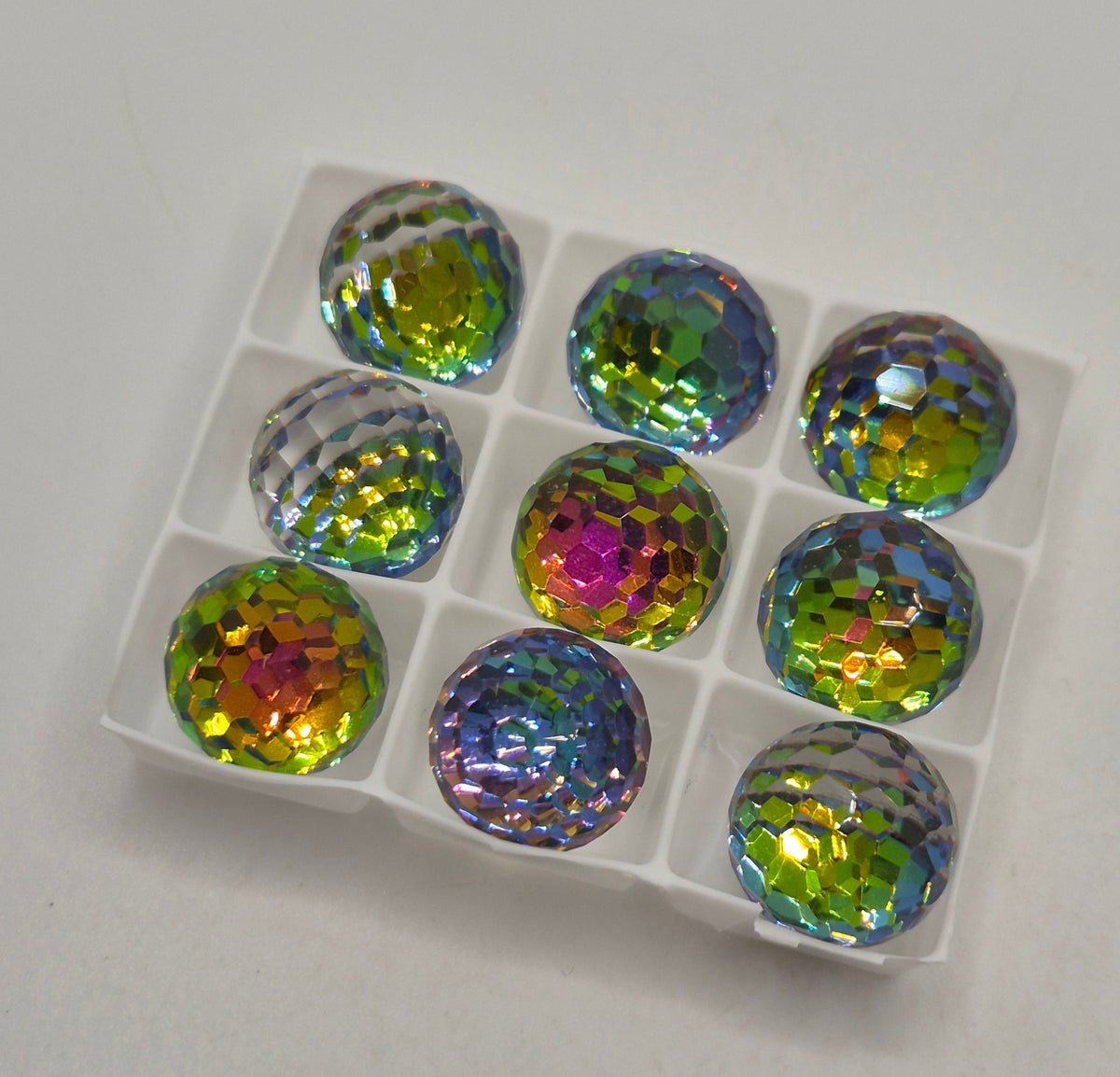 #4852 - Swarovski Crystal Faceted Round 12mm Disco Ball Fancy Stone; 1pc per pack