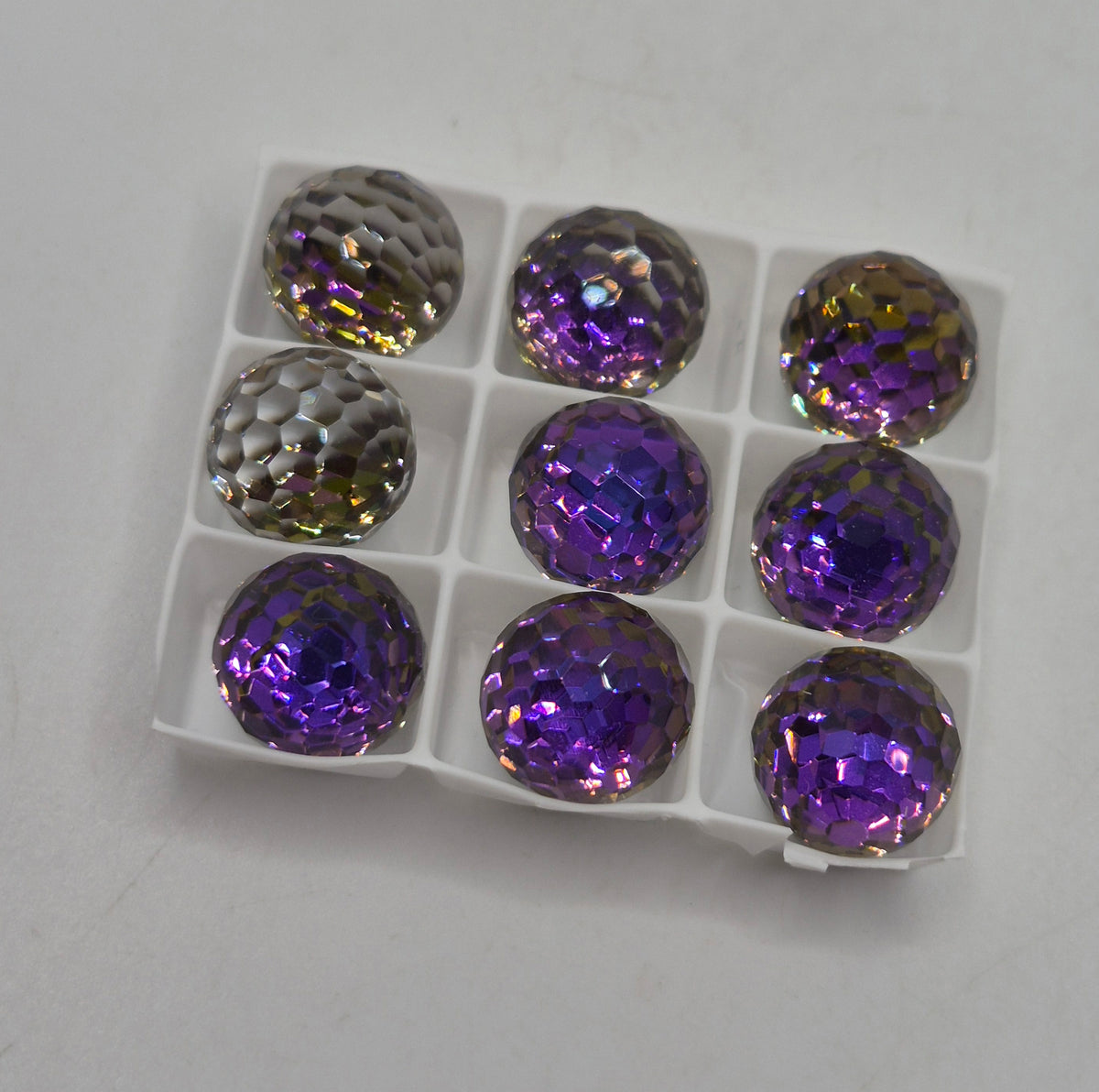#4852 - Swarovski Crystal Faceted Round 12mm Disco Ball Fancy Stone; 1pc per pack