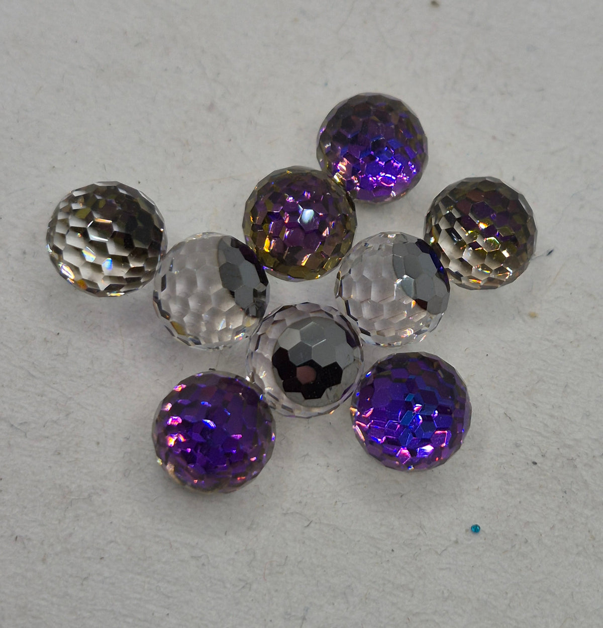 #4852 - Swarovski Crystal Faceted Round 12mm Disco Ball Fancy Stone; 1pc per pack