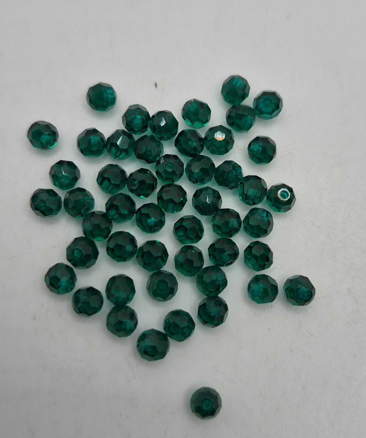 #5080 - Swarovski Crystal Half Drilled 4mm Round Beads; 24pc per pack