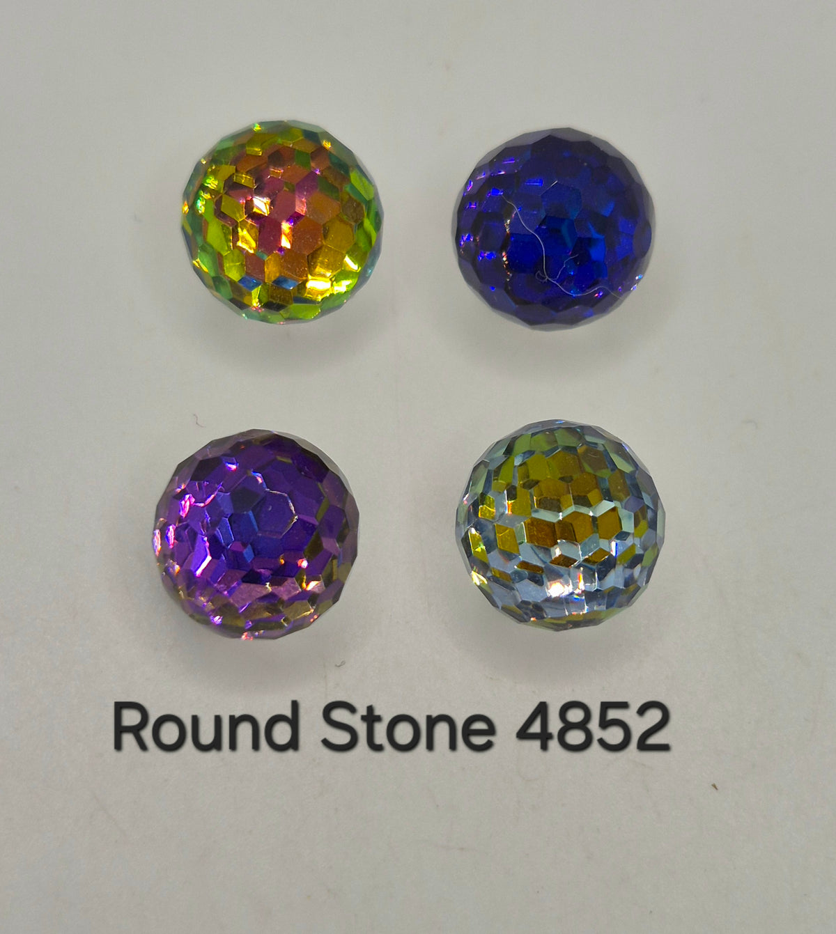 #4852 - Swarovski Crystal Faceted Round 12mm Disco Ball Fancy Stone; 1pc per pack