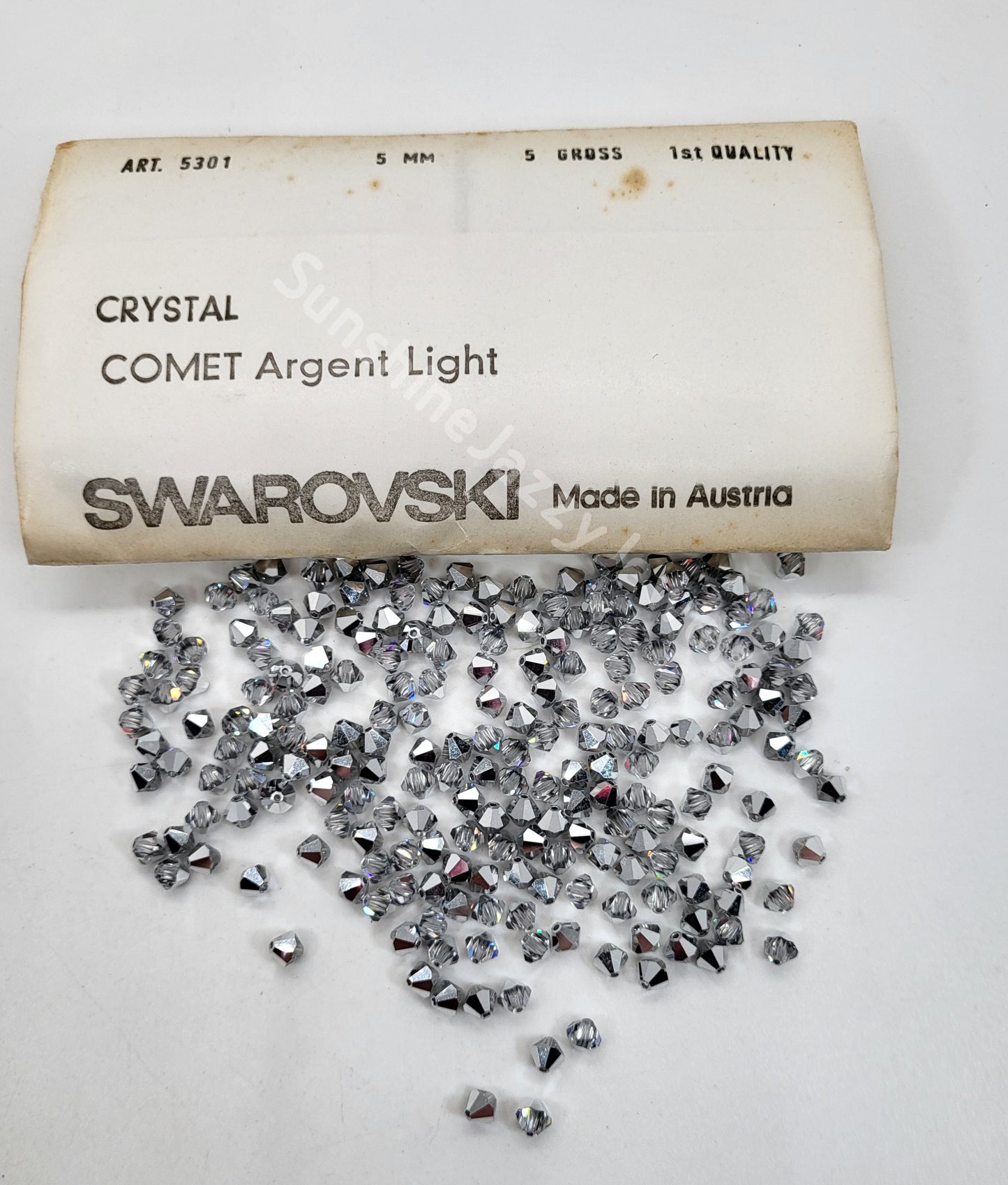 #5301 - Factory Pack Swarovski Crystal 5mm Bicone Beads