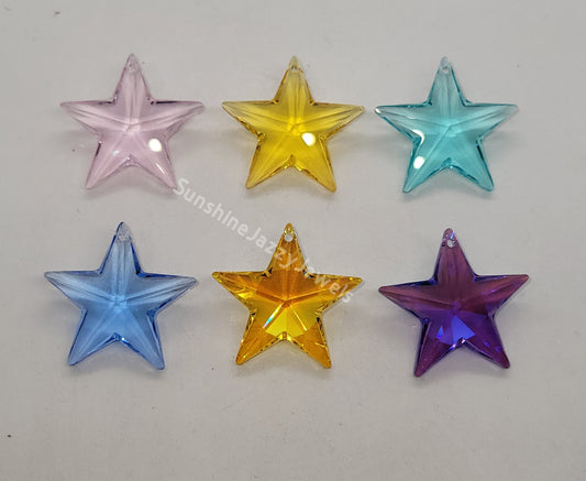 #8815 - Swarovski Strass Star Pendant/ Prism; 2 Sizes; 9 Colors