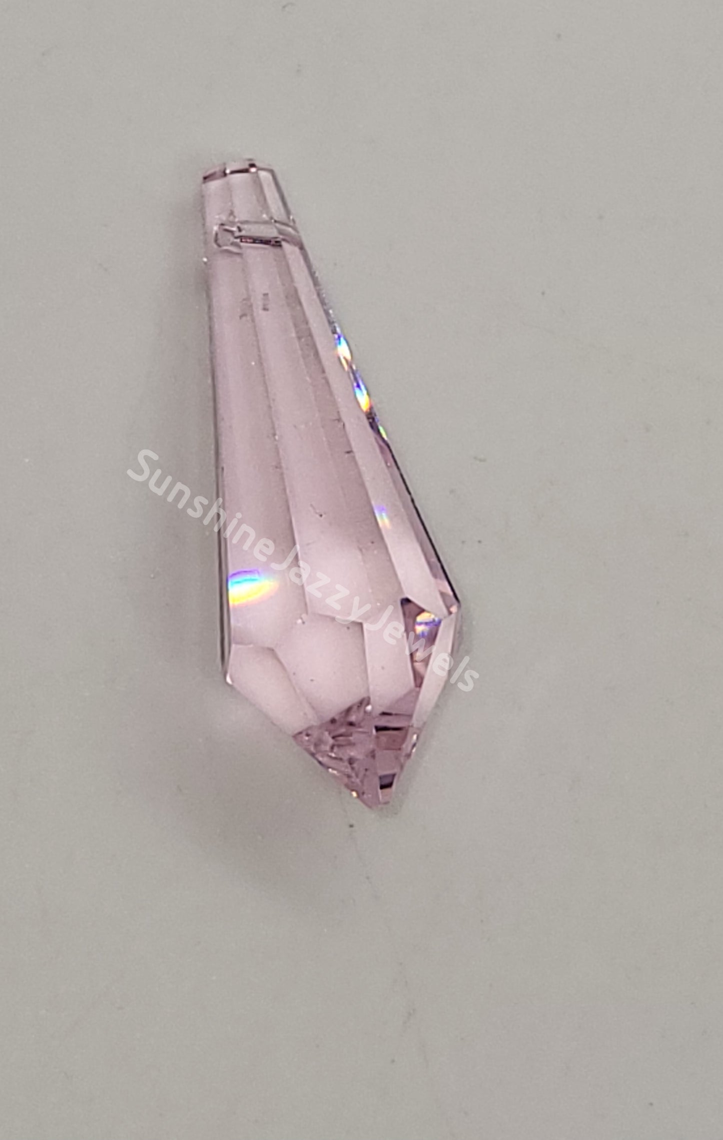 #8621 - Swarovski Crystal 38mm Icicle Prism/ Suncatcher