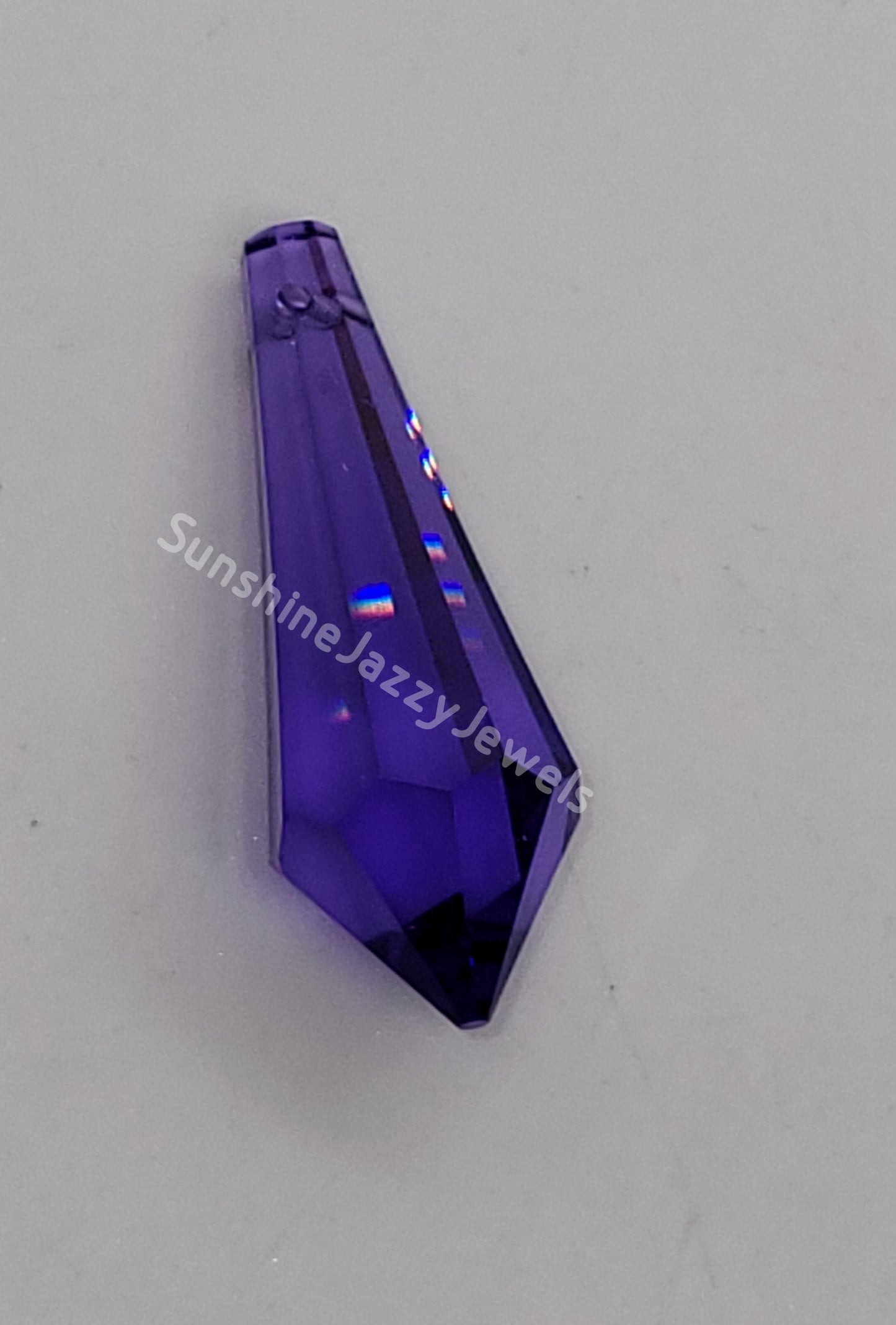 #8621 - Swarovski Crystal 38mm Icicle Prism/ Suncatcher