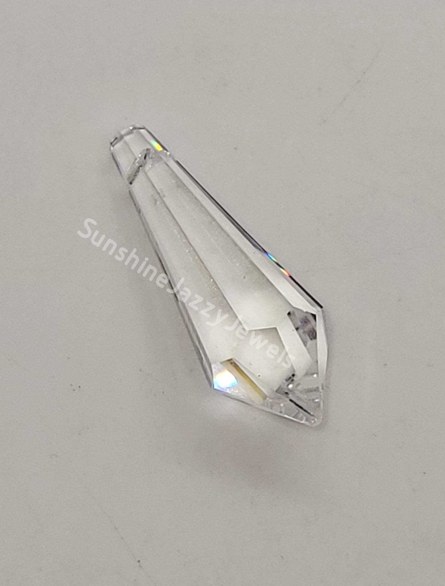 #8621 - Swarovski Crystal 38mm Icicle Prism/ Suncatcher