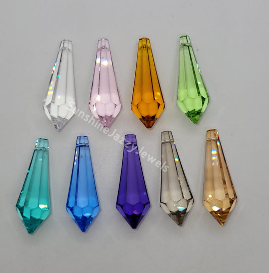 #8621 - Swarovski Crystal 38mm Icicle Prism/ Suncatcher