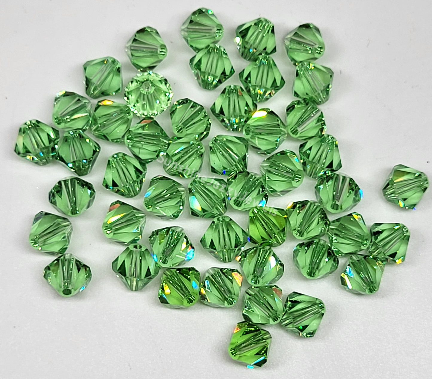 #5328 - Swarovski Crystal 6mm Bicone Beads; Classic Colors; 12pc per pack