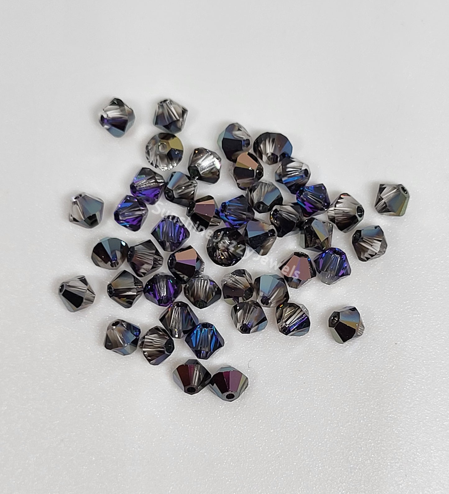 #5328 - Swarovski Crystal 4mm Bicone Beads - Crystal Effects