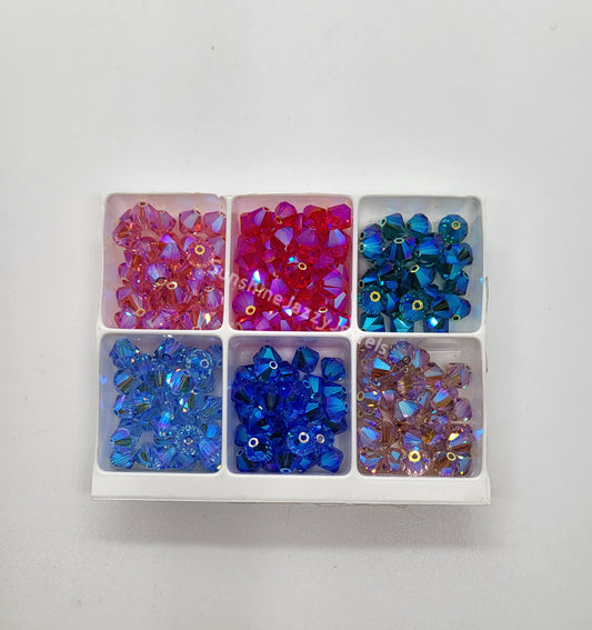 #5328 - Swarovski Crystal 6mm AB2X Bicone Beads