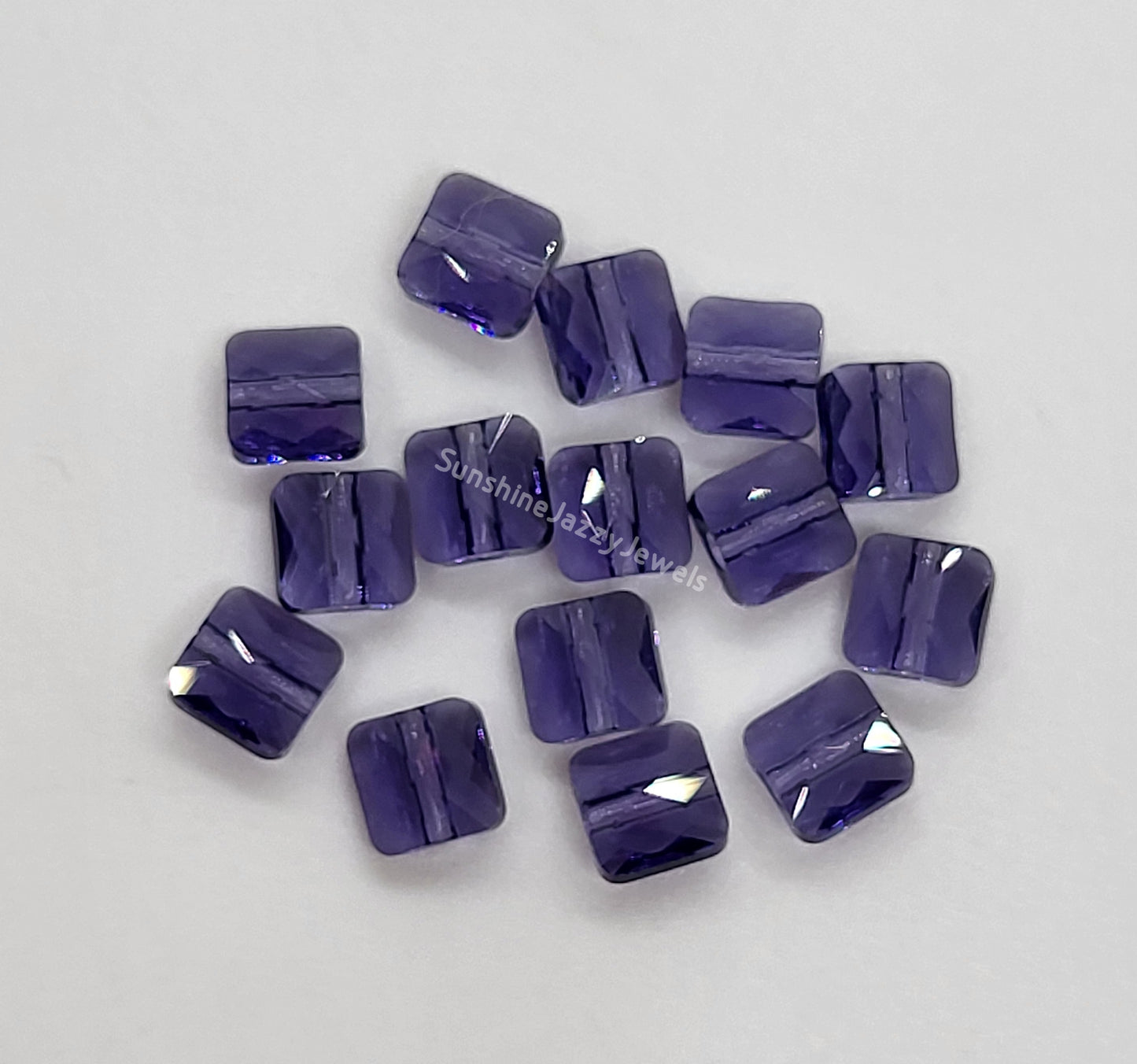 #5053 - Swarovski Crystal 6mm Mini Square Beads