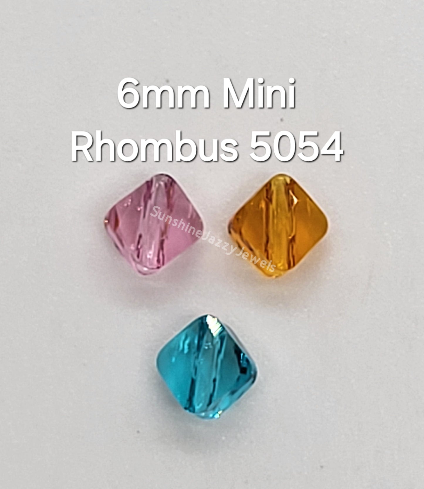 #5054 - Swarovski Crystal 6mm Mini Rhombus Beads