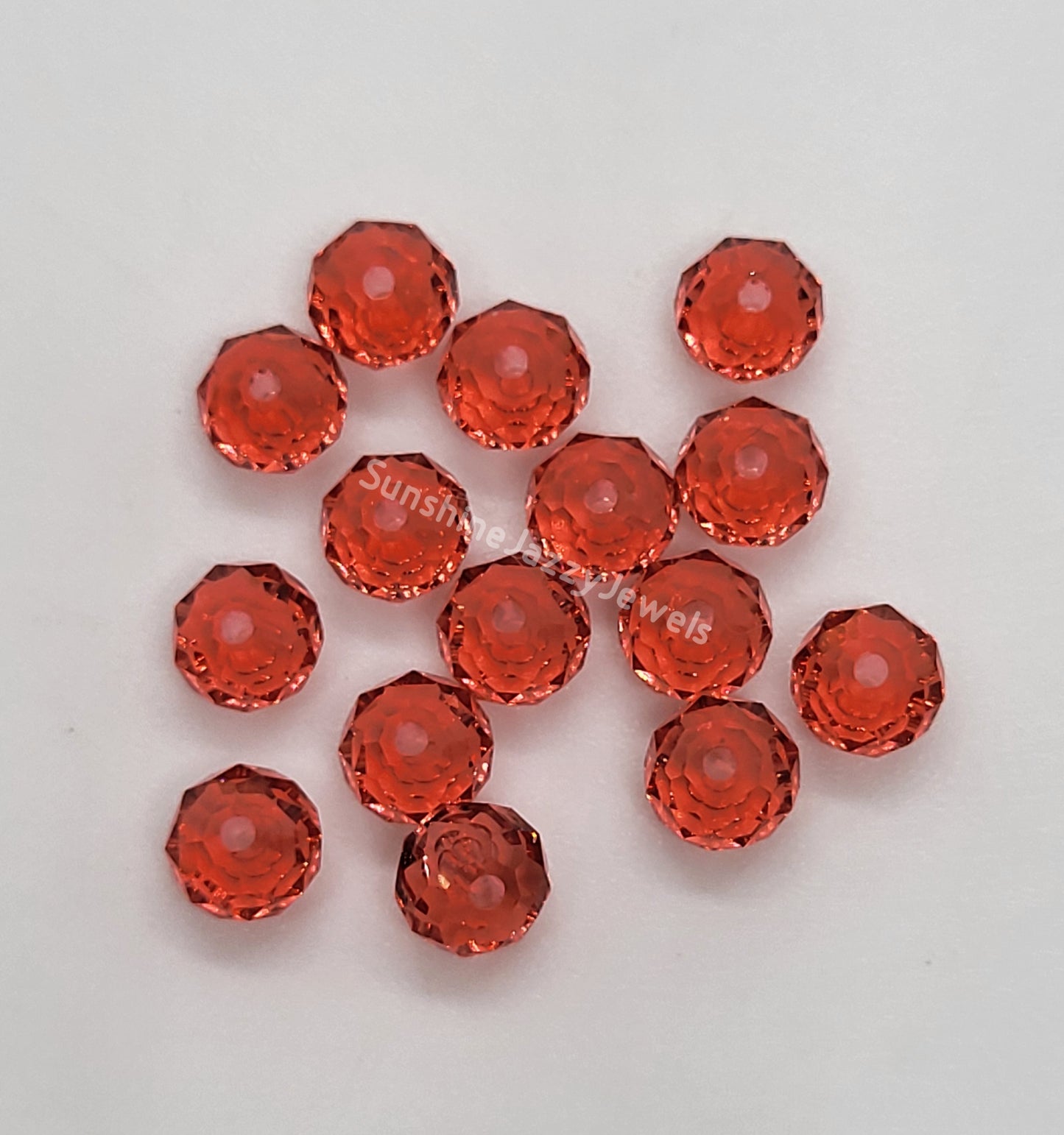 #5040 - Swarovski Crystal 6mm Briolette/ Donut Beads