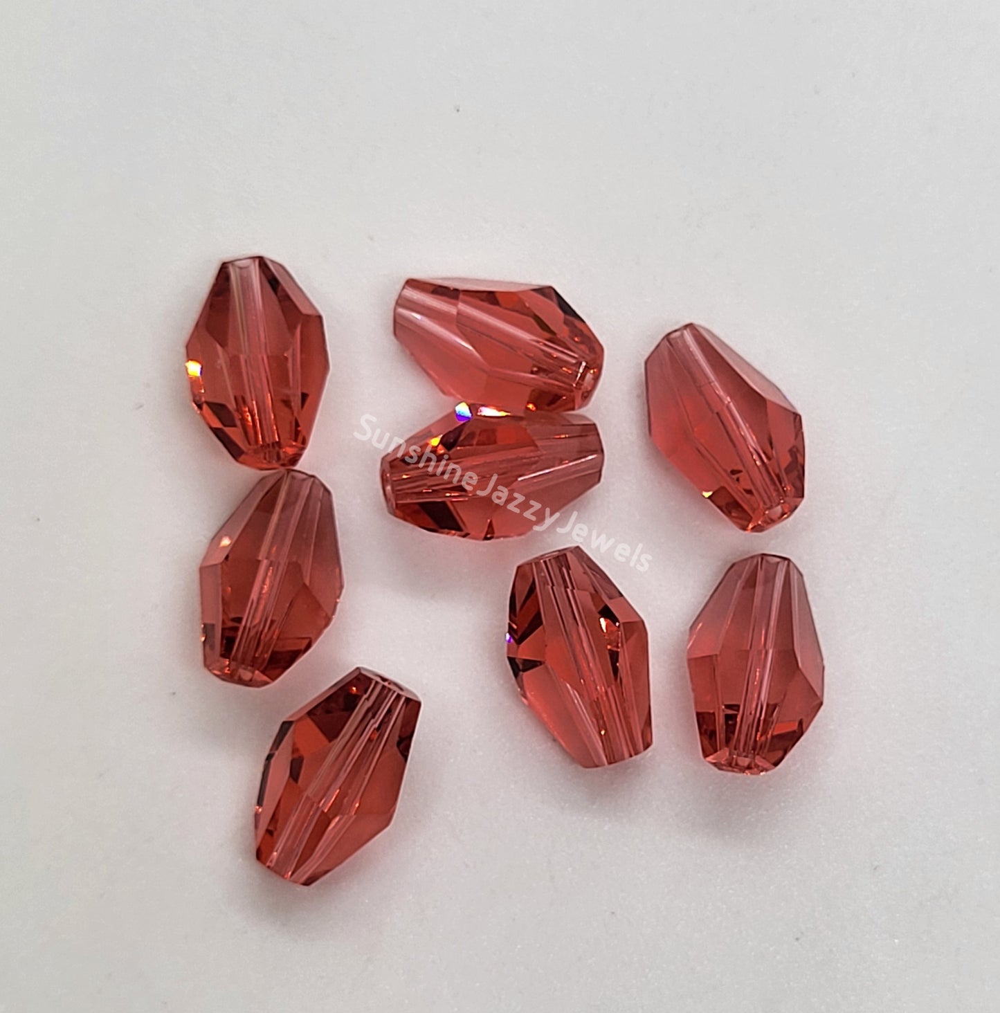 #5203 - Swarovski Crystal 12x8mm Polygon Beads