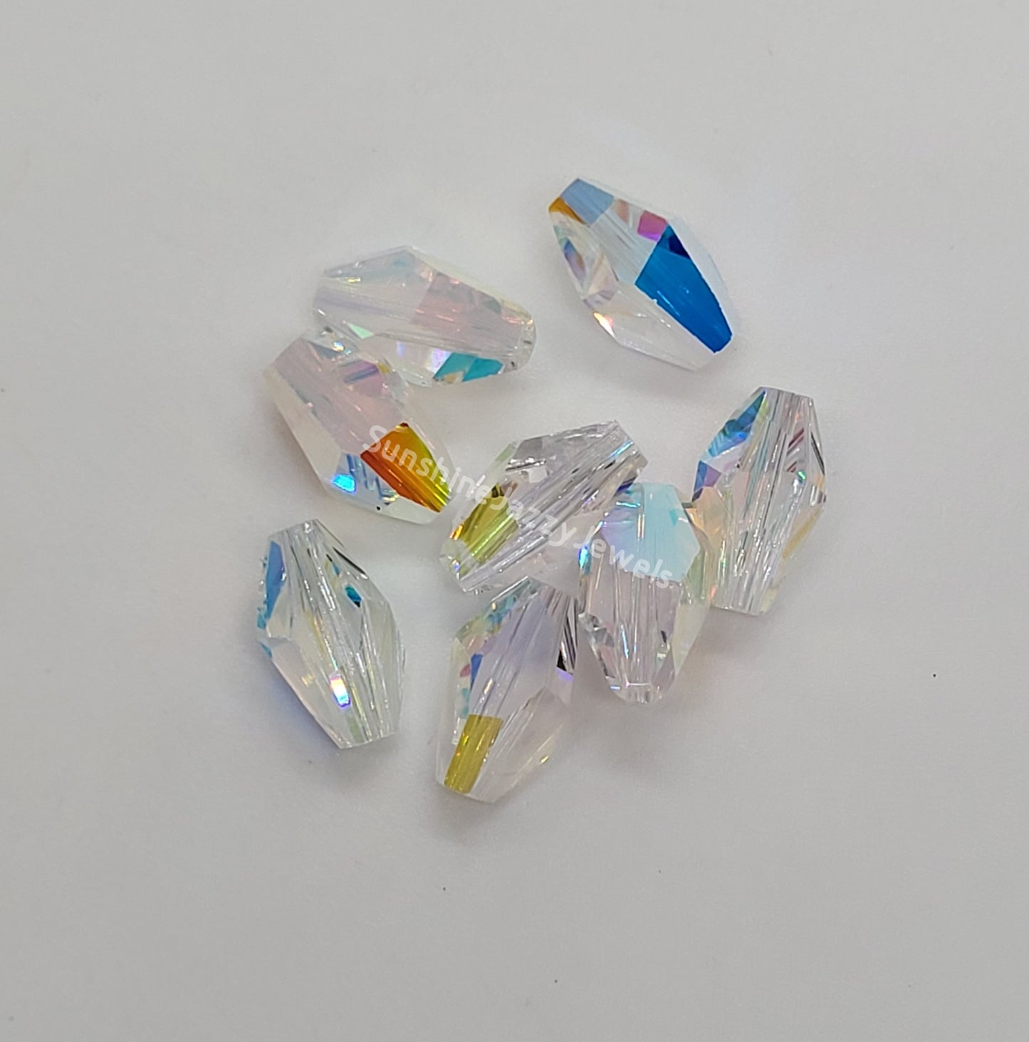 #5203 - Swarovski Crystal 12x8mm Polygon Beads