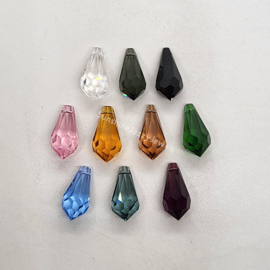 #6000 - Swarovski Crystal 22mm Teardrop Pendant; Top Drilled