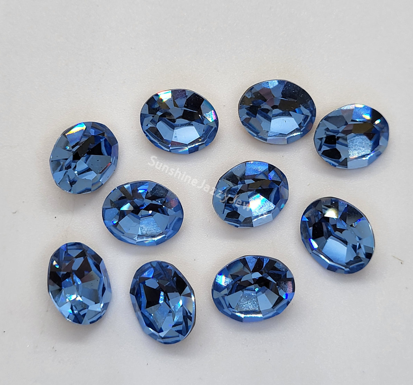 #4100 - Factory Pack Swarovski Crystal 12x10mm Oval Fancy Stones