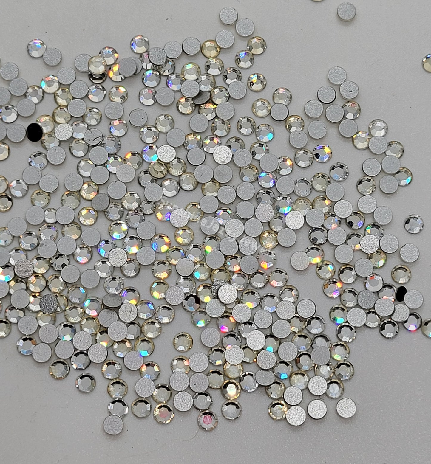 #2000 - Factory Pack Swarovski Crystal Clear ss12 Round Flatbacks