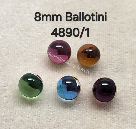 #4890/1 - Swarovski Crystal 8mm Ballotini Fancy Stones