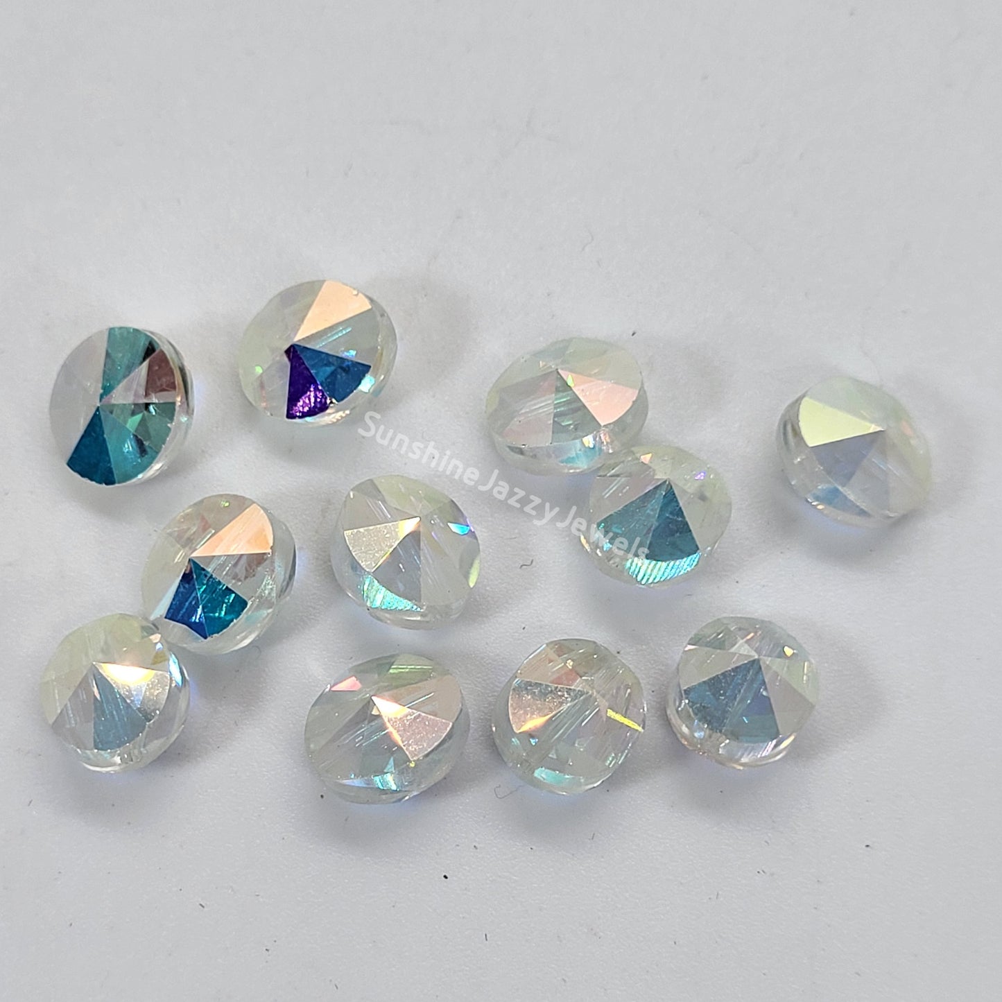 #5103 - Swarovski Crystal Flattened Oval Beads