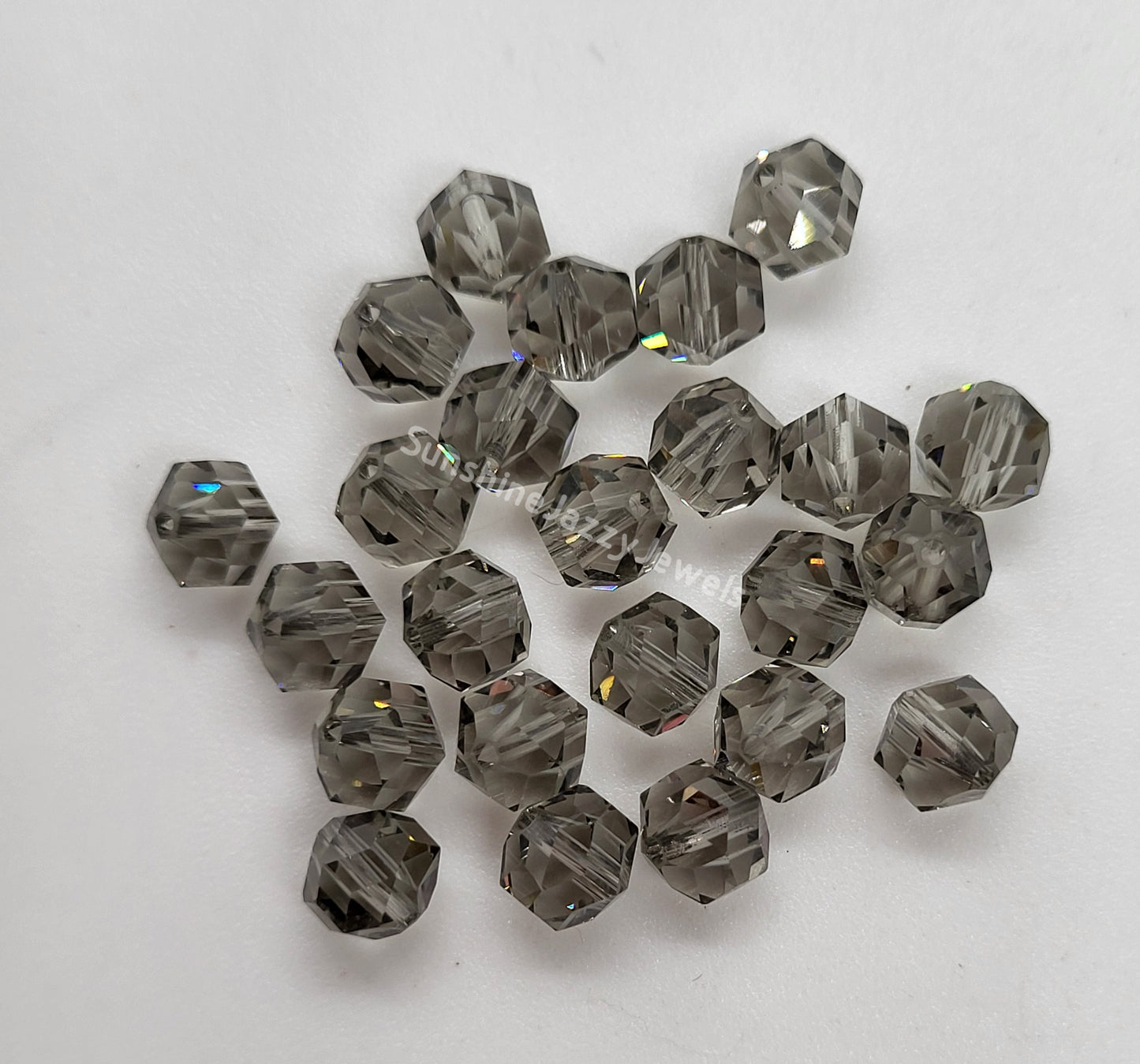 #5007 - Swarovski Crystal 6mm Rocky Cut Beads