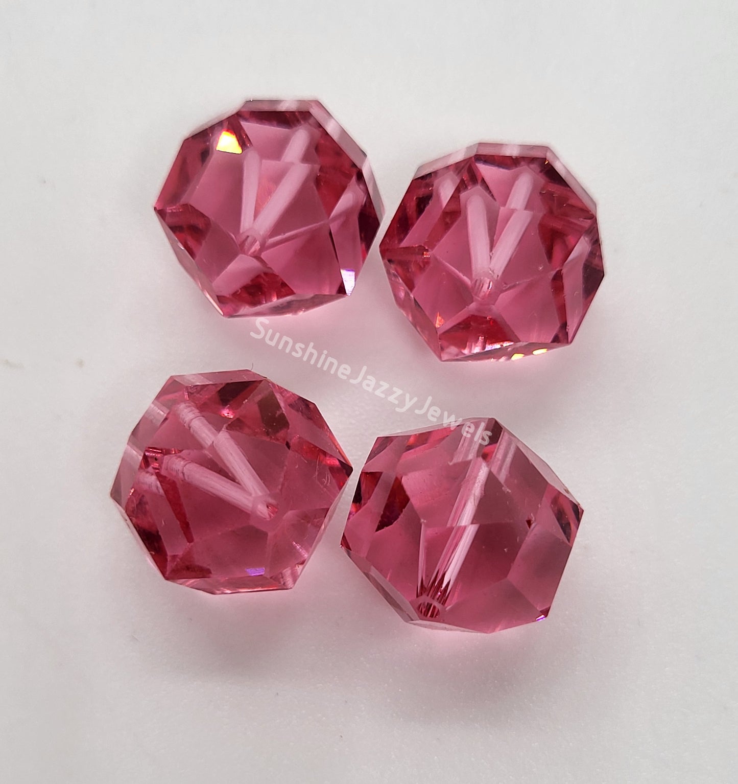 #5007 - Swarovski Crystal 14mm Rocky Cut Beads